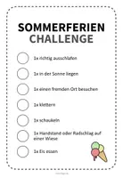 Vorschau - Arbeitsblätter - Sommerferien-Challenge - Seite 1