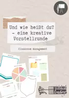 Vorschau - Arbeitsblätter - Und wer bist du? - Die kreative Vorstellrunde - Deckblatt