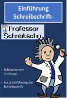 Vorschau - Bildkarten - Professor Schreibschri - Einführung Schreibschrift - Deckblatt