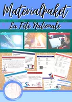 Vorschau - Stundenentwürfe - Materialpaket: La Fête Nationale/ Le 14 juillet inkl. Escape-Game - Deckblatt