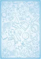 Vorschau - selbst erstellte Cliparts/Grafiken - 46 Cliparts Doodle in blau - Seite 1