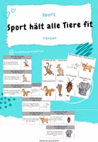 Vorschau - Spiele - Tanz Sport hält alle Tiere fit - Deckblatt