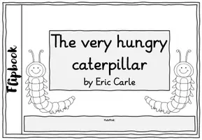 Vorschau - Arbeitsblätter - Flipbook zur Wortschatzerarbeitung und -vertiefung: "The very hungry caterpillar" (Eric Carle) - Seite 3