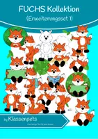 Vorschau - selbst erstellte Cliparts/Grafiken - Fuchs Clipart Erweiterungsset 1 - Deckblatt