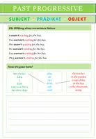Aperçu - Cartes d'exercices - Englisch: Past Progressive - Übersicht - Page 2