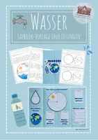 Vorschau - Arbeitsblätter - Wasser - Lapbook - Deckblatt