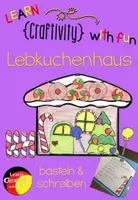 Vorschau - Mal- und Bastelvorlagen - Lebkuchenhaus Craftivity- Weihnachten - Deckblatt