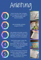 Vorschau - Mal- und Bastelvorlagen - Lebkuchenhaus Craftivity- Weihnachten - Seite 1