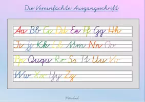 Vorschau - Stundenentwürfe - Schöner schreiben - komplette Unterrichtssequenz zur Schriftpflege (Vereinfachte Ausgangsschrift) - Seite 3