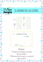 Vista previa - Juegos / Gamificación - El Mundo de las Letras - Portada