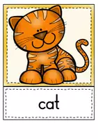Vorschau - Bildkarten - Pets - Bildkarten für den Englischunterricht in der Grundschule - Seite 1