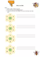Vorschau - Spiele - SPELLING BEE Spiel Wortschatztraining Vokabeltraining - Deckblatt