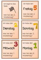 Vorschau - Spiele - Wochentage - Ich habe, wer hat 2 Versionen - Seite 1