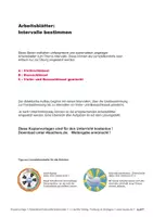 Vorschau - Arbeitsblätter - Intervalle bestimmen (rein, groß, klein, vermindert...) - Seite 1