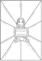 Vista previa - Hojas de trabajo - MY SCHOOL YEAR - Self Reflection Worksheets (3 versions) - página 2