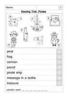 Vorschau - Arbeitsblätter - Reading Trail: Pirates (Englisch) - Seite 1