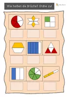 Vorschau - Stationenlernen - Klettmappe Brüche benennen - Seite 3