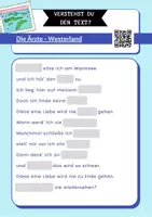 Aperçu - Autre type de ressources - Compréhension orale Textes de chansons: Die Ärzte - Westerland (allemande) - Page de couverture