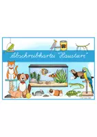Vorschau - Stationenlernen - Lese- & Abschreibkartei - Haustiere Lateinische Ausgangsschrift - Seite 1