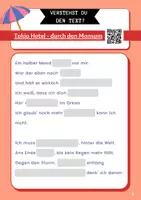 Aperçu - Autre type de ressources - Compréhension orale Textes de chansons: Tokio Hotel - Durch den Monsun (allemande) - Page 2