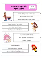 Aperçu - Cartes d'exercices - Klammerkarten Sommer DAZ - Page 2