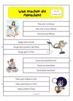 Aperçu - Cartes d'exercices - Klammerkarten Sommer DAZ - Page 3