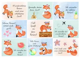 Vorschau - Mal- und Bastelvorlagen - Fuchsklasse - Seite 1