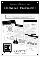 Vorschau - Arbeitsblätter - Sichere Passwörter erstellen - Version MIT PasswortSafe - Deckblatt