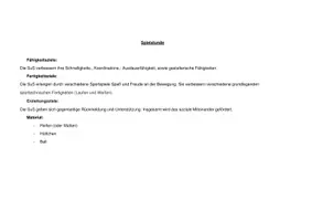 Vorschau - Stundenentwürfe - Materialpaket Unterrichtsentwürfe Sport - Seite 2