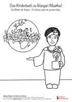 Vorschau - Arbeitsblätter - Ausmalbild Wangari Maathai - Deckblatt