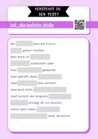 Aperçu - Autre type de ressources - Compréhension orale des paroles de chansons: Tokio Hotel - Durch den Monsun (allemande) - Page de couverture