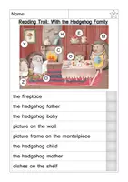 Vorschau - Arbeitsblätter - Reading Trail: With the Hedgehog Family (Englisch) - Seite 1