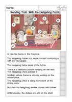 Vorschau - Arbeitsblätter - Reading Trail: With the Hedgehog Family (Englisch) - Seite 2