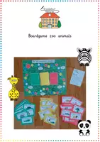 Vorschau - Spiele - Board game zoo animals - Deckblatt