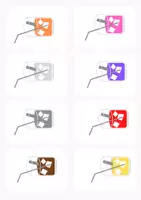 Aperçu - Cartes d'exercices - Cartes couleurs en arabe emojis - Page 2