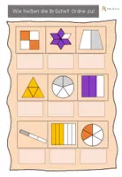 Vorschau - Spiele - Klettmappe Brüche benennen 2 - in Worten - Seite 2