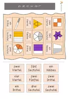 Vorschau - Spiele - Klettmappe Brüche benennen 2 - in Worten - Seite 3