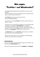 Vorschau - Text - {Abschiedslied: Tschüss, auf wiedersehn} - Seite 1