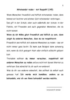 Vorschau - Merkblätter - Respekt-Text - Seite 1