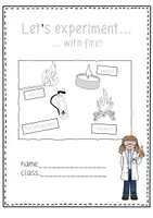 Vorschau - Arbeitsblätter - Experimentierheft: Fire - bilingualer Unterricht - Seite 3
