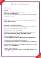 Aperçu - Fiches - découvrir ses passions livret élève + livret accompagnant - Page 1