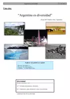 Vorschau - Stundenentwürfe - Argentina es diversidad - Seite 1