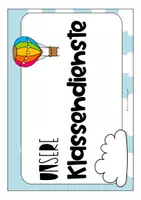 Vorschau - Poster - Heißluftballon-Klassenzimmer: Klassendienste - Seite 2