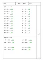 Vorschau - Arbeitsblätter - Materialpaket - Mathe-Tests 3. Klasse 1. Halbjahr - Seite 3