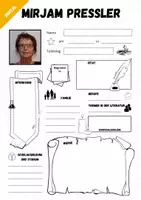 Vorschau - Arbeitsblätter - Mirjam Pressler Steckbrief - Seite 2