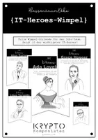 Vorschau - Merkblätter - Wimpelkette IT-Heroes / Klassenraumdeko - Deckblatt