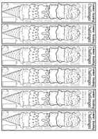 Vorschau - Mal- und Bastelvorlagen - Summer Reading Challenge - Creative Bookmarks English - Seite 1