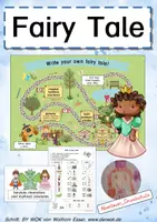 Vista previa - Hojas de trabajo - Fairy Tale: retelling and writing (Inglés) - Portada