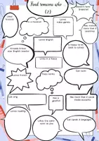 Aperçu - Feuilles d'exercices - Anglais - Activity - Ice breaker - Find someone who.. - Page 2