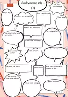 Aperçu - Feuilles d'exercices - Anglais - Activity - Ice breaker - Find someone who.. - Page de couverture